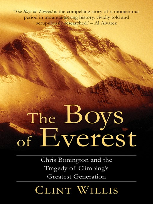 Title details for The Boys of Everest by Clint Willis - Wait list